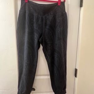 Athleta Salutation Textured Jogger, Size XL, Dreamweaver Black